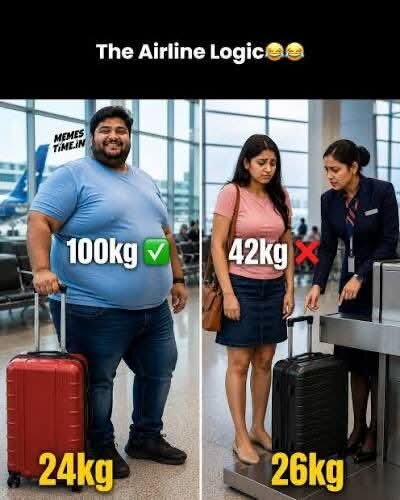 The problem of excess baggage: should the passenger be weighed too?